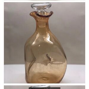 Blenko 49 decanter vintage art glass